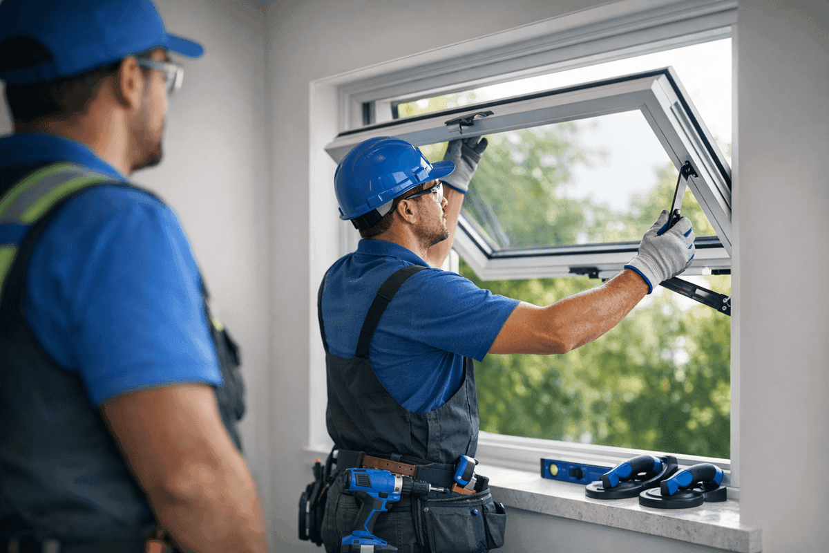 Awning Window Installation service by Window Solutions