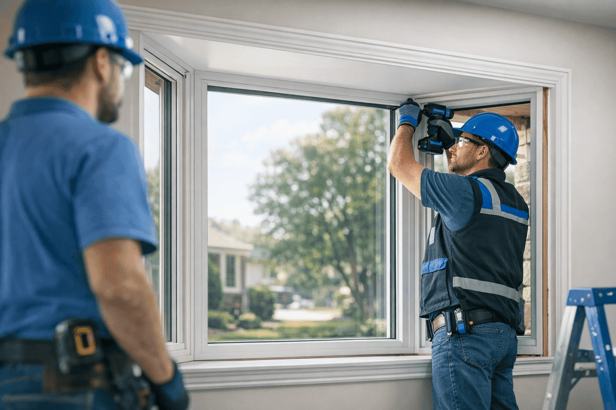 Bay Window Installation service by Window Solutions