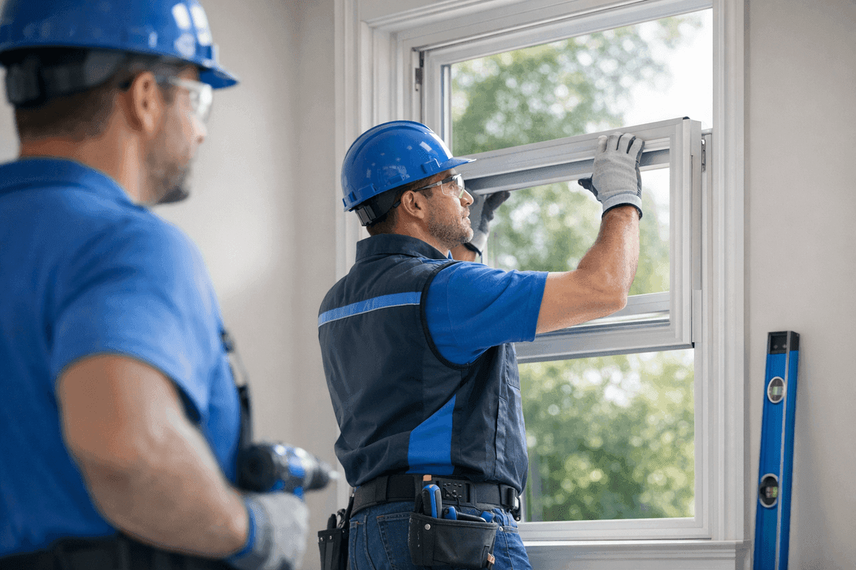 Double-Hung Window Installation service by Window Solutions