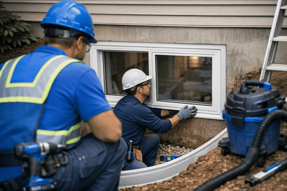 Egress Window Installation service by Window Solutions