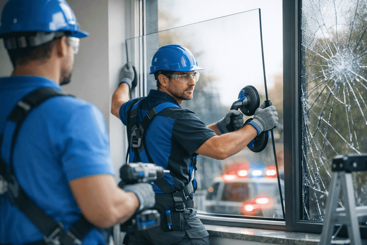 Emergency Window Services service by Window Solutions