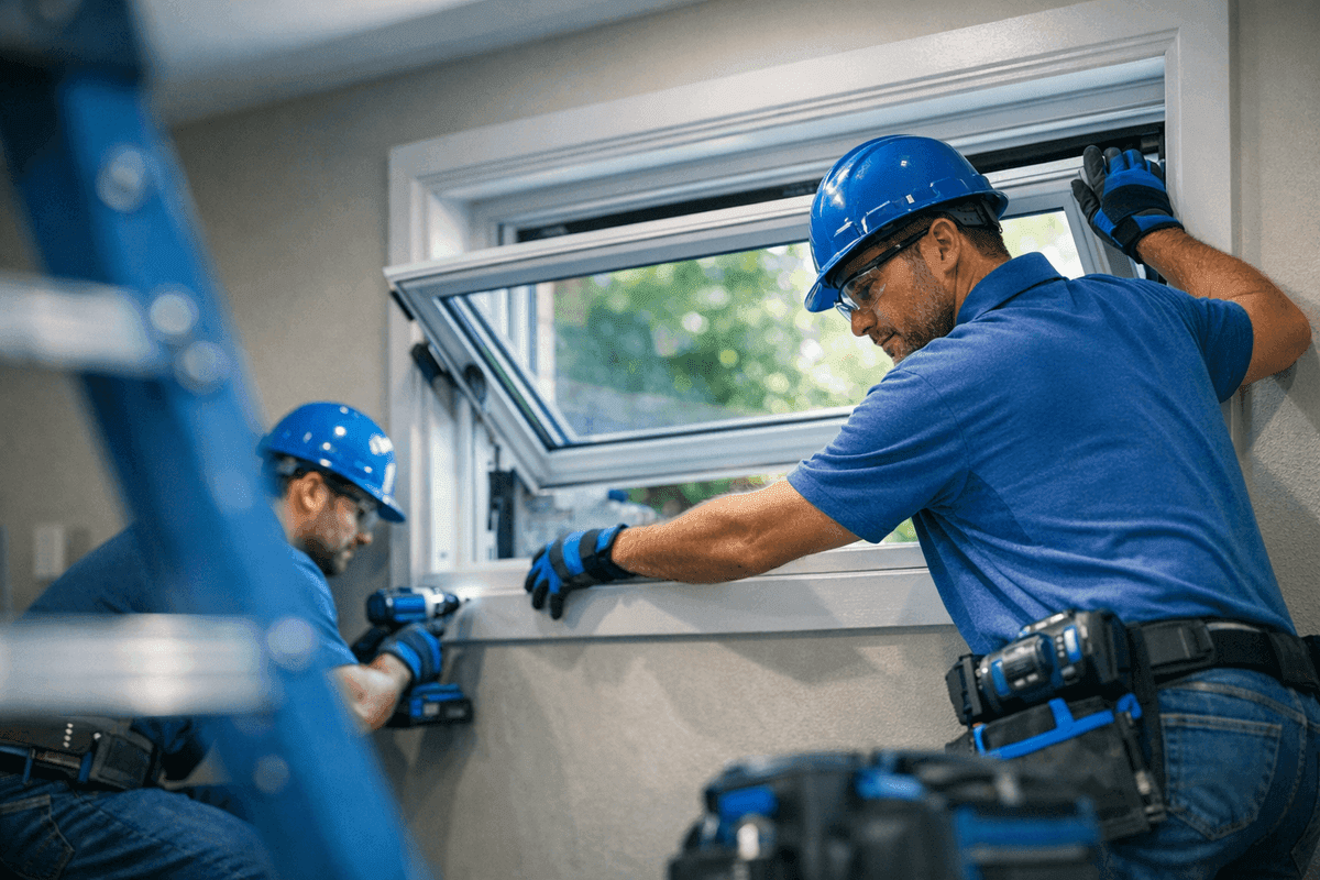 Hopper Window Installation service by Window Solutions