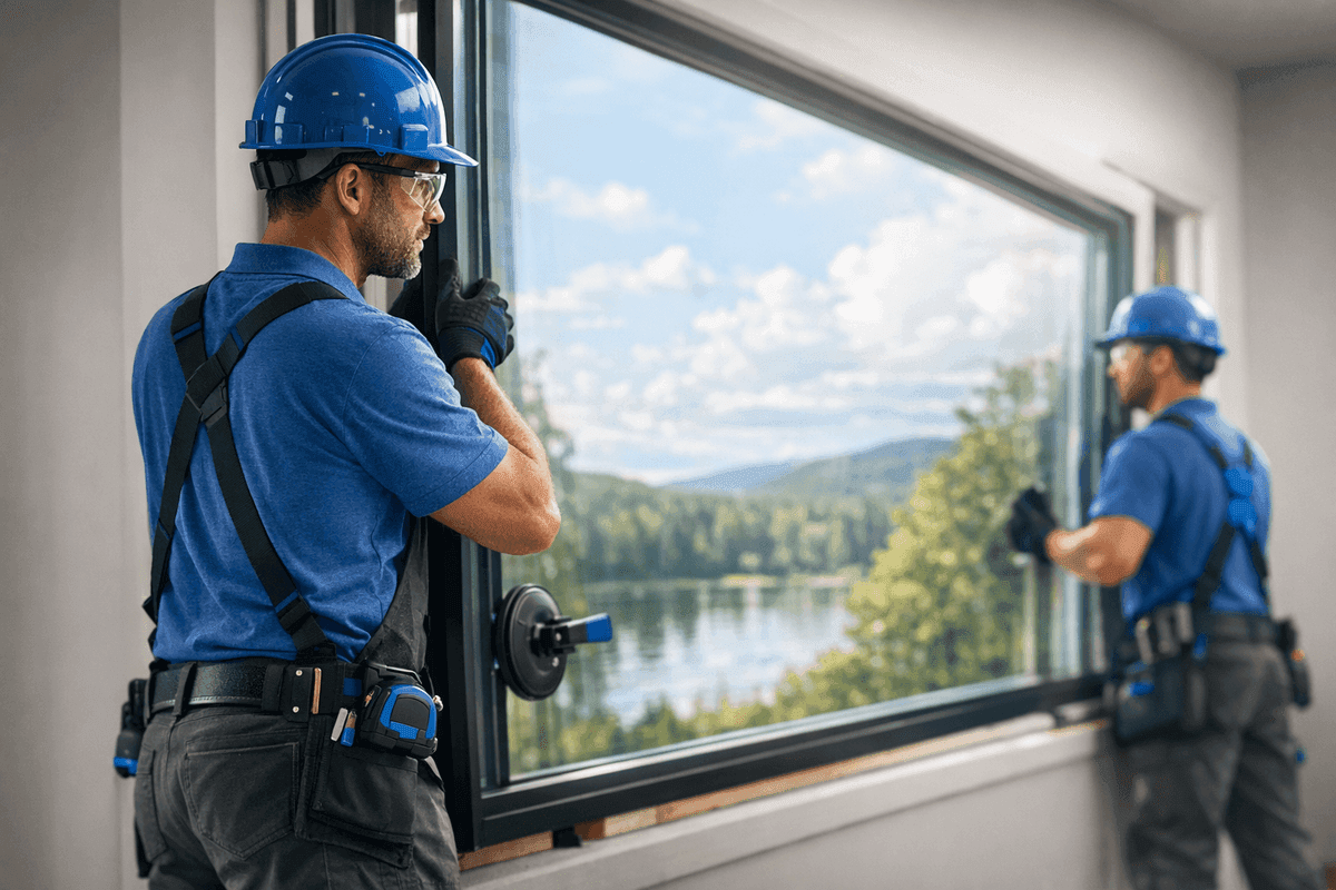 Picture Window Installation service by Window Solutions
