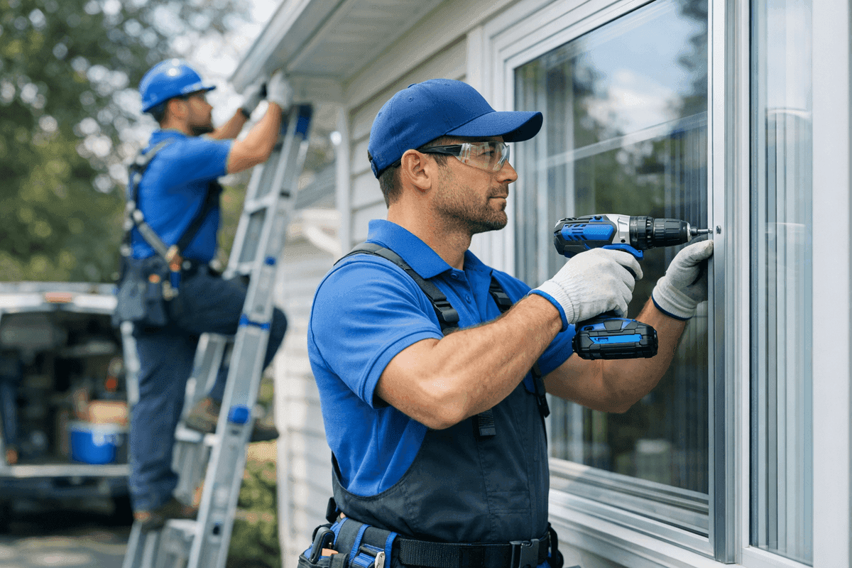 Storm Window Installation service by Window Solutions