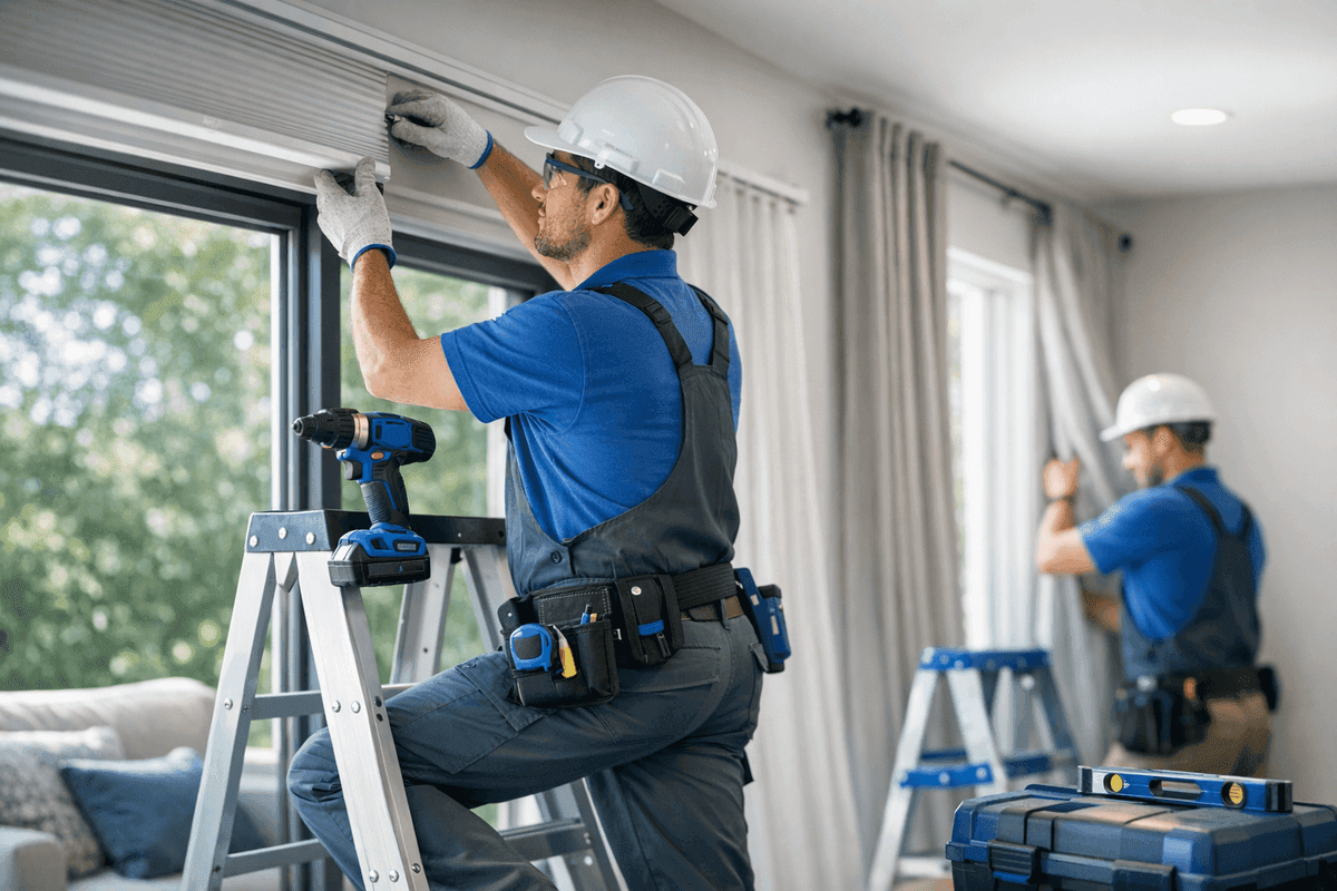 Window Treatment Installation service by Window Solutions