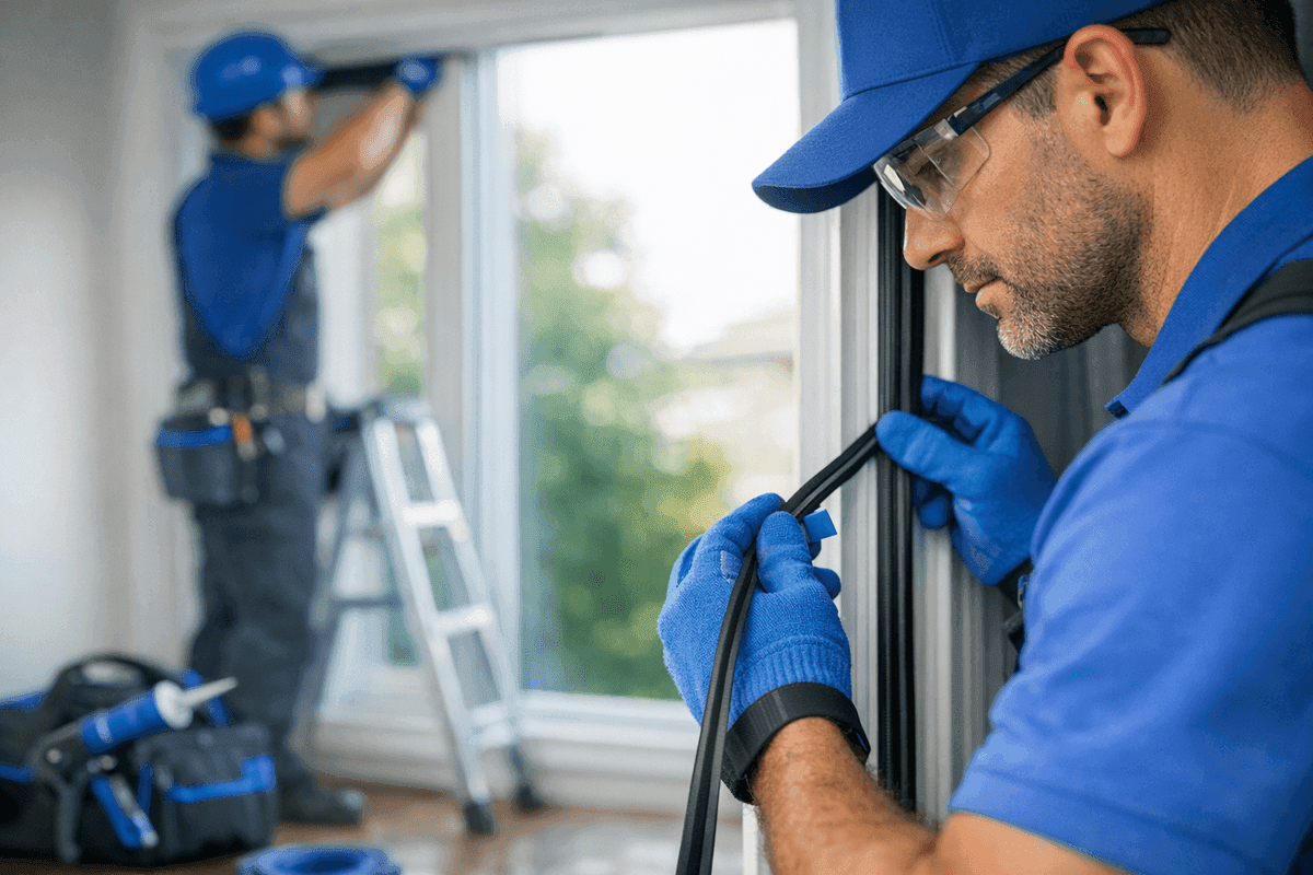 Window Weatherstripping service by Window Solutions